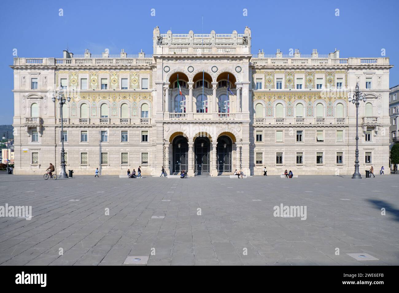 Ufficio della PREFETTURA - UFFICIO TERRITORIALE DEL GOVERNO DI TRIESTE. Foto Stock