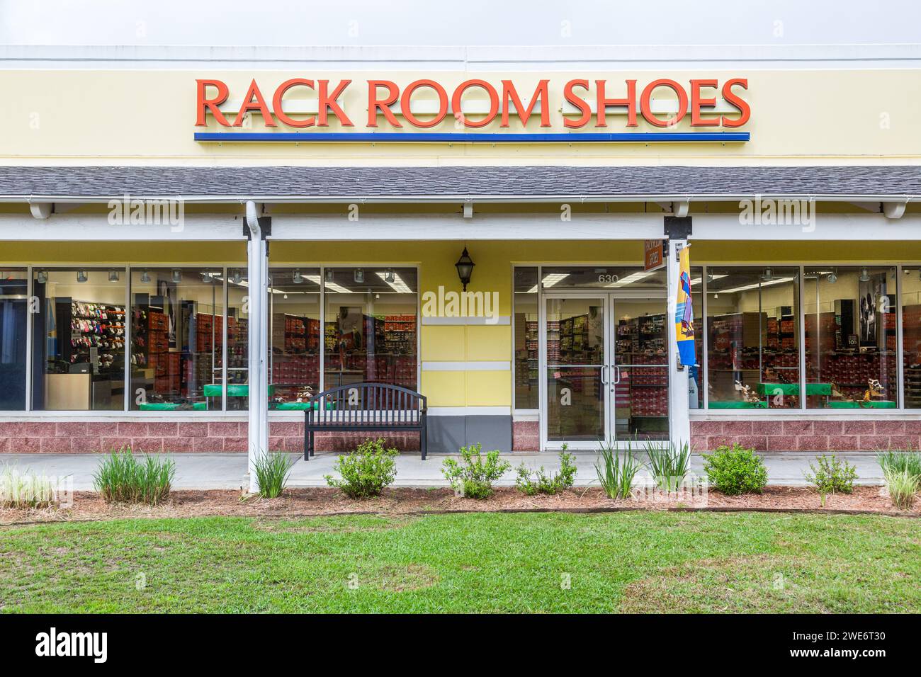 Negozio rack Room Shoes di Gulfport, Mississippi Foto Stock