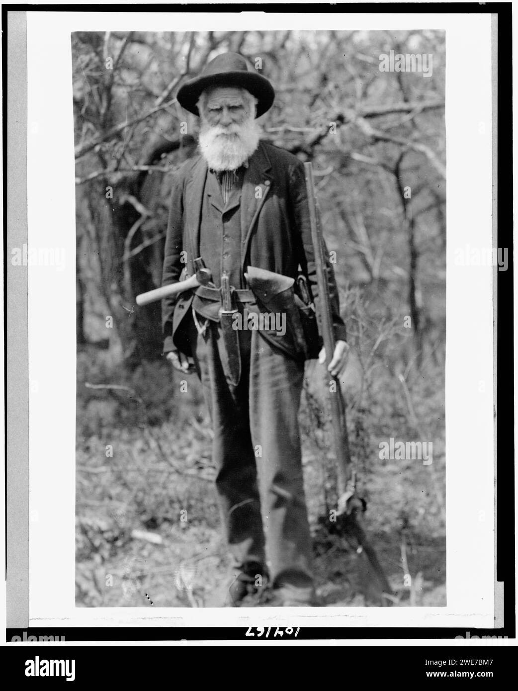 Daniel Freeman, che si stabilì a Beatrice, Neb. Nel 1863, fu fotografato nel 1904. Foto della Biblioteca del Congresso. Foto Stock