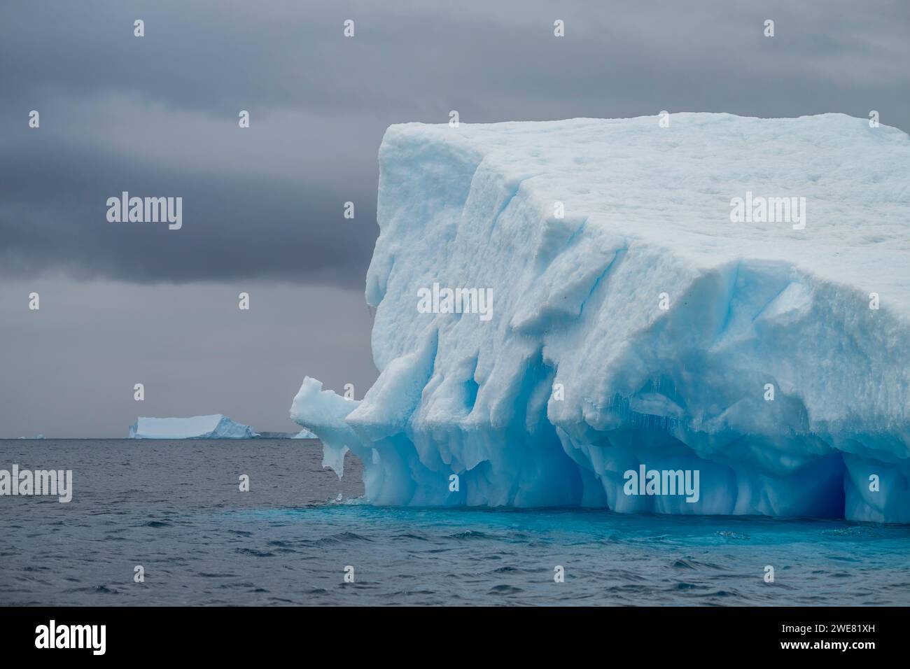 Un iceberg a Hope Bay, Antartide Foto Stock