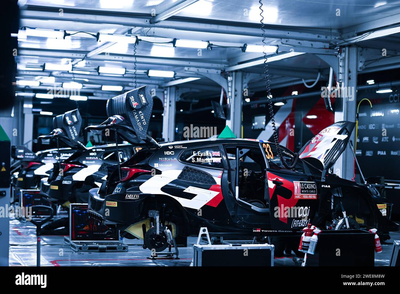 Rallye monte carlo 2025 rally wrc immagini e fotografie stock ad alta