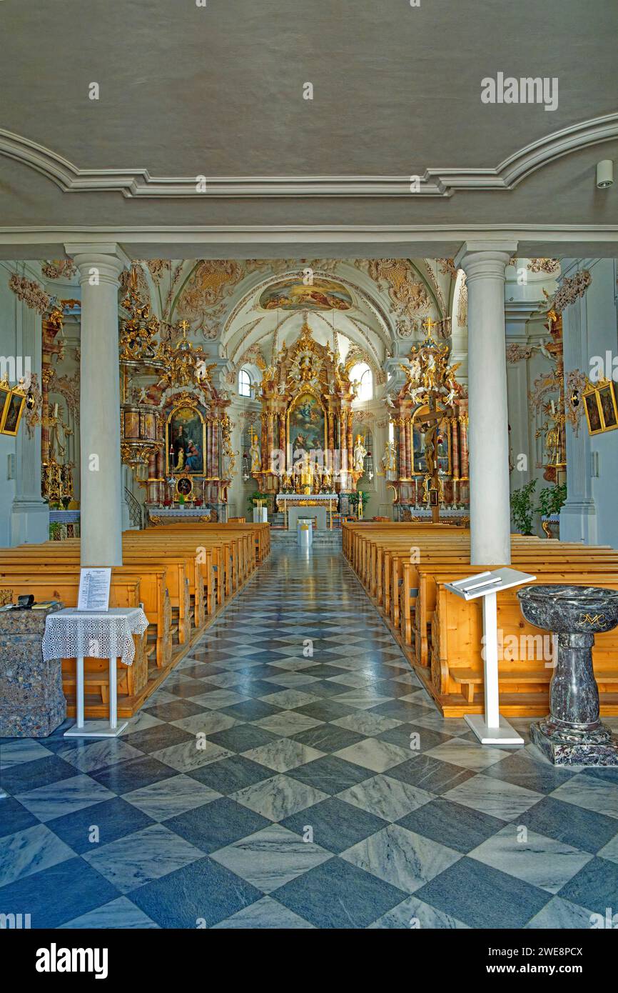 Pfarrkirche Heiliger Johannes der Täufer Foto Stock