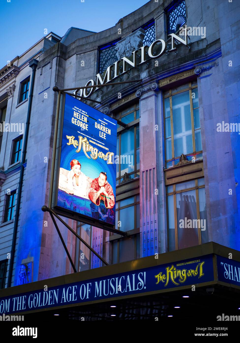 The King and i at the Dominion Theatre, Tottenham Court Road, Londra, Inghilterra, Regno Unito, GB. Foto Stock