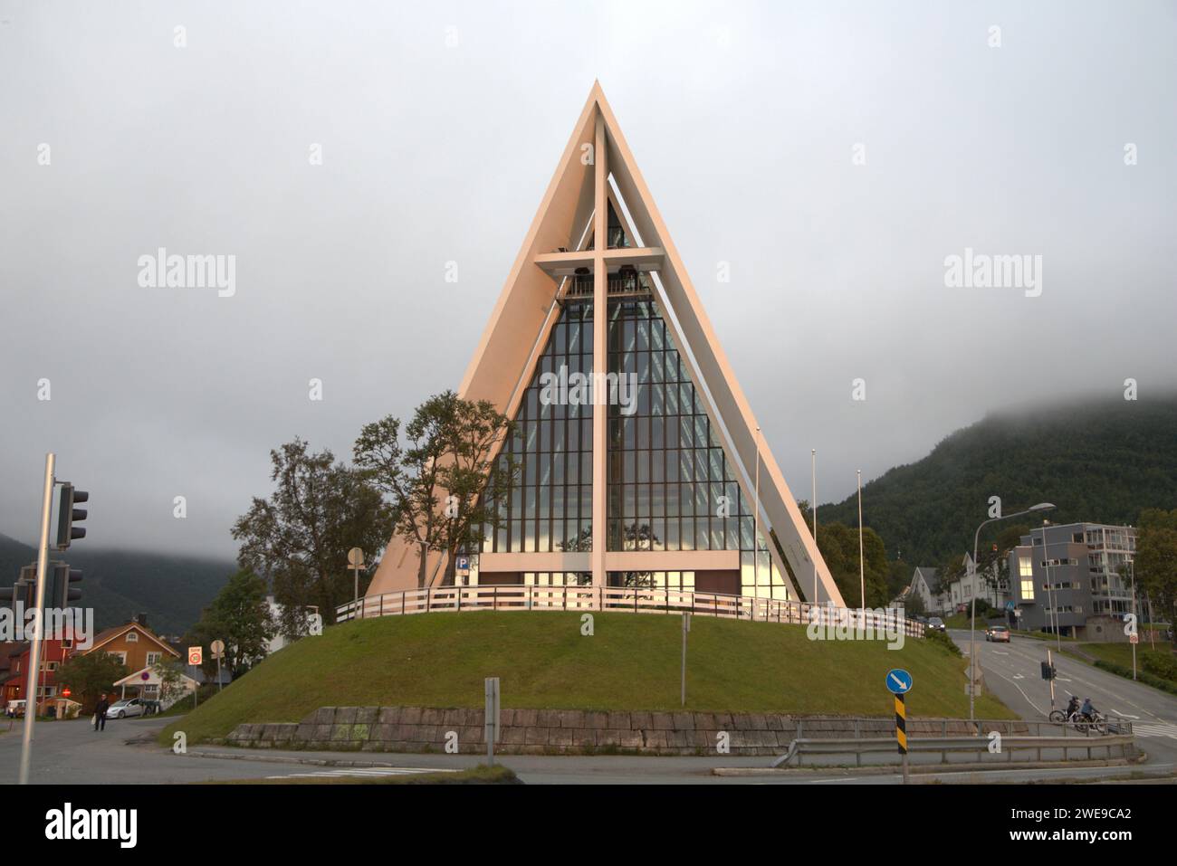 Cattedrale artica di Tromso Foto Stock