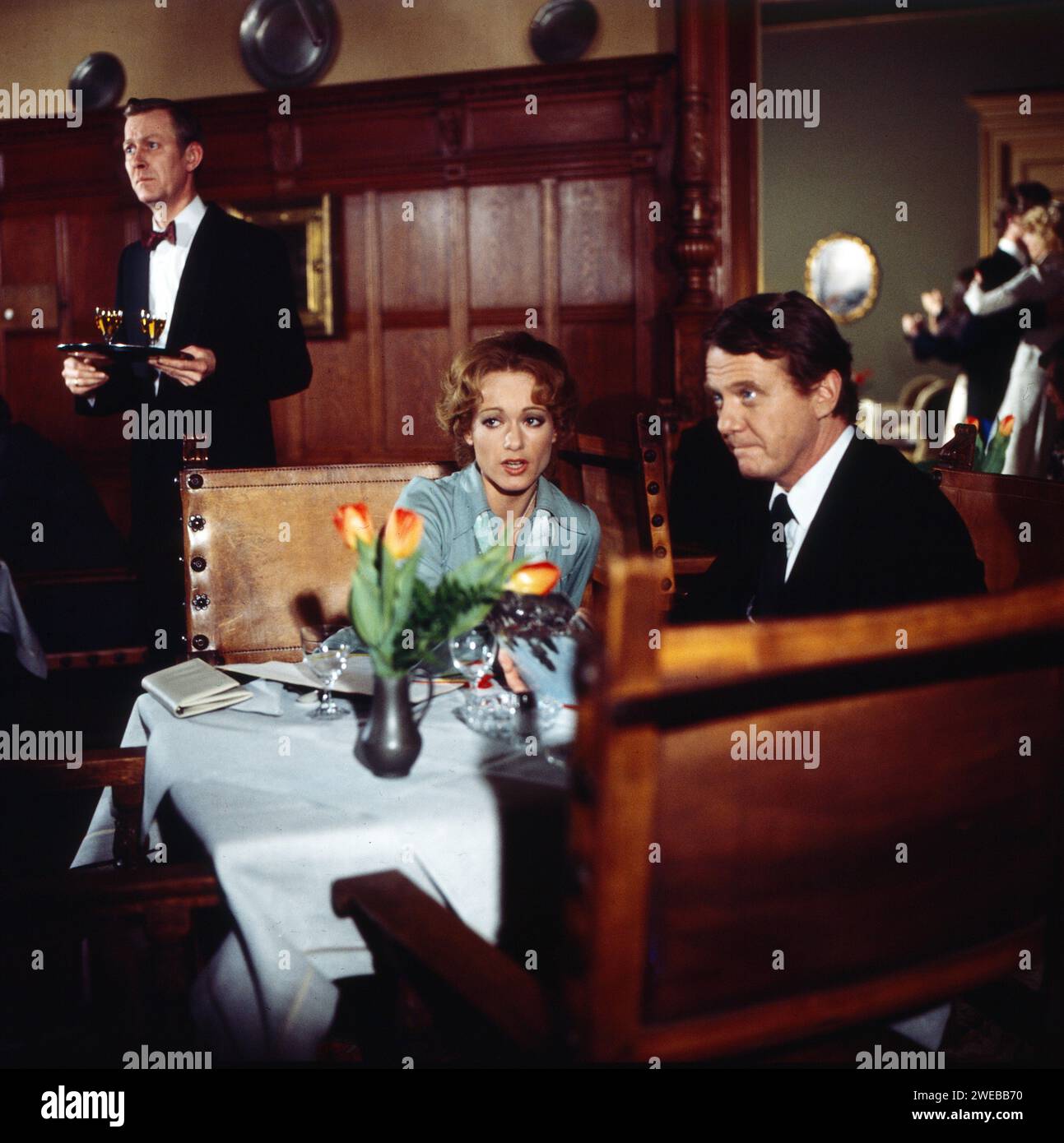 Tatort, Krimiserie, Deutschland seit 1970, episodio: "Mordgedanken" vom 6. Juli 1975, Regie: Bruno Janloss, Darsteller: Silvia Reize, Gunnar Möller Foto Stock