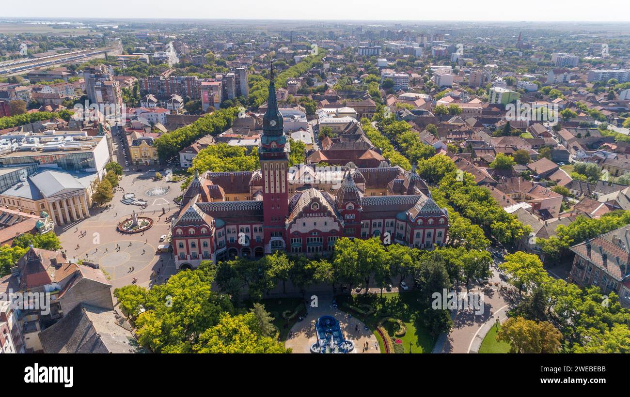 Subotica - città e centro amministrativo del distretto di North Backa nella provincia autonoma di Vojvodina, Serbia Foto Stock