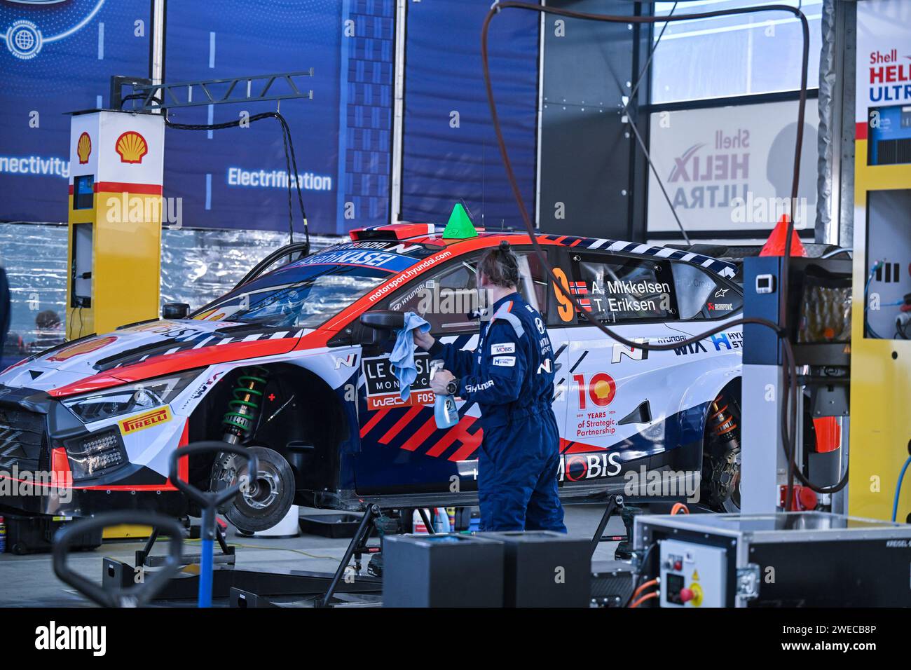 Rallye monte carlo 2025 rally wrc immagini e fotografie stock ad alta