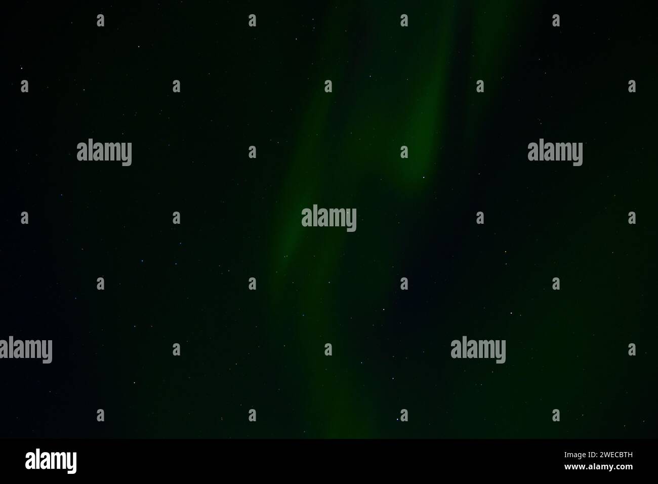 Bella immagine dell'aurora boreale in Islanda Foto Stock