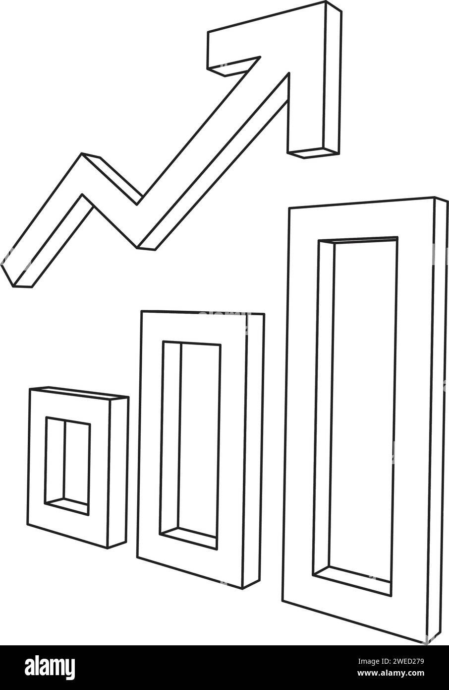 Modello di progettazione di icone vettoriali per i maker del mercato commerciale Illustrazione Vettoriale