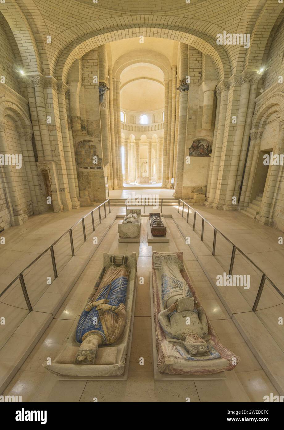 FRANCIA - MAINE ET LOIRE (49) ABBAZIA DI FONTEVRAUD Foto Stock