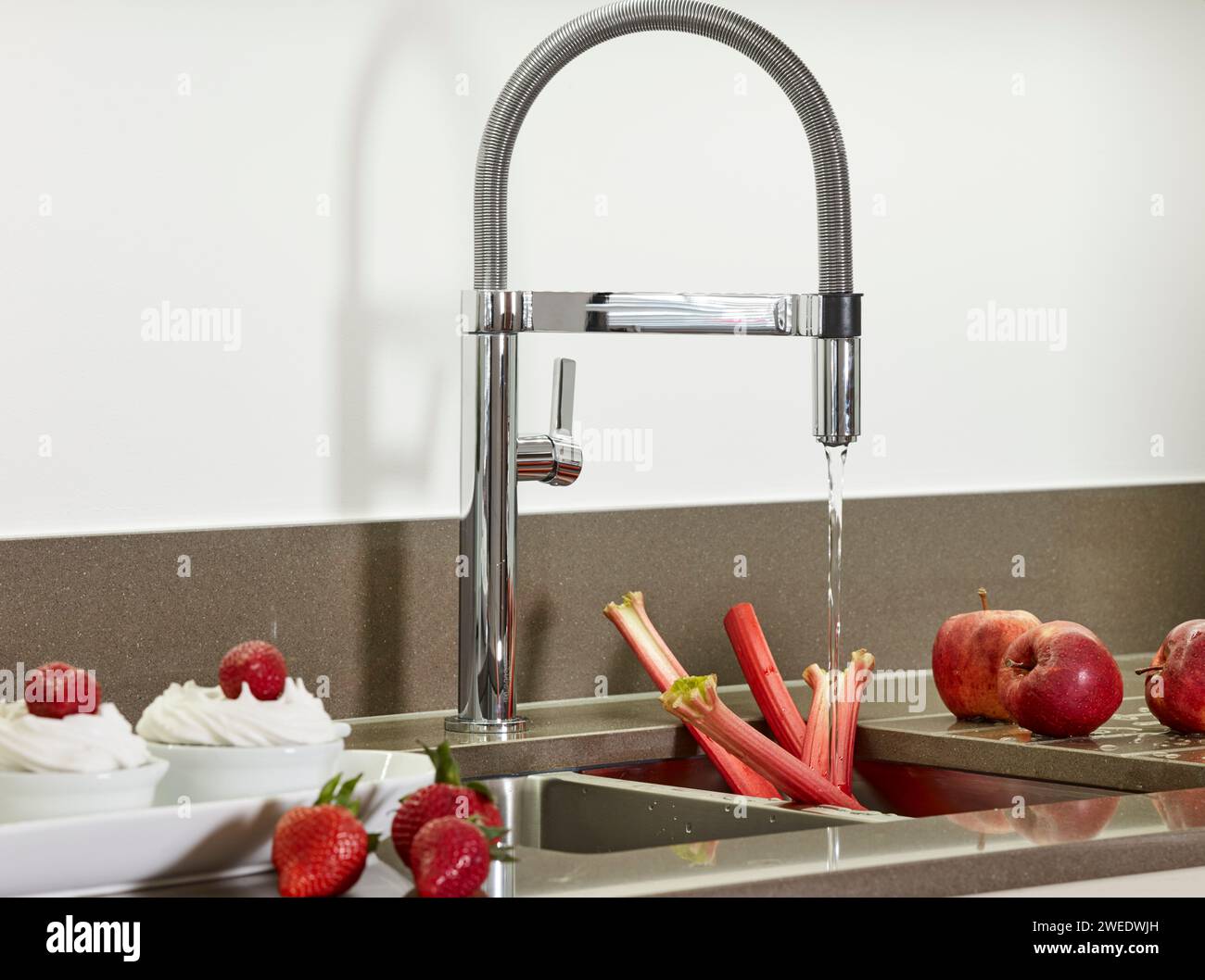 Lavello della cucina Foto Stock