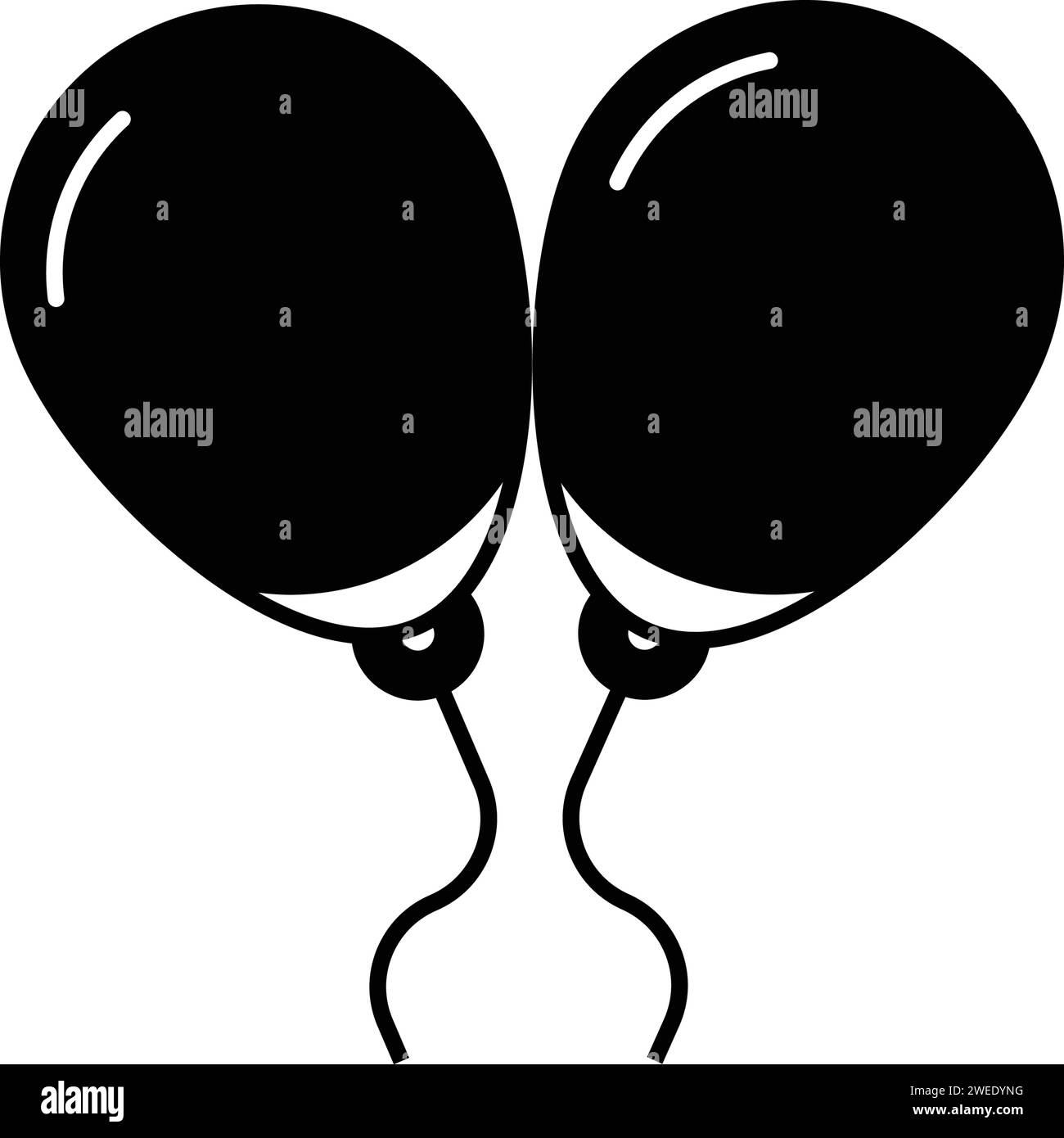 Icona per il giocattolo del ballon, il ballon Illustrazione Vettoriale