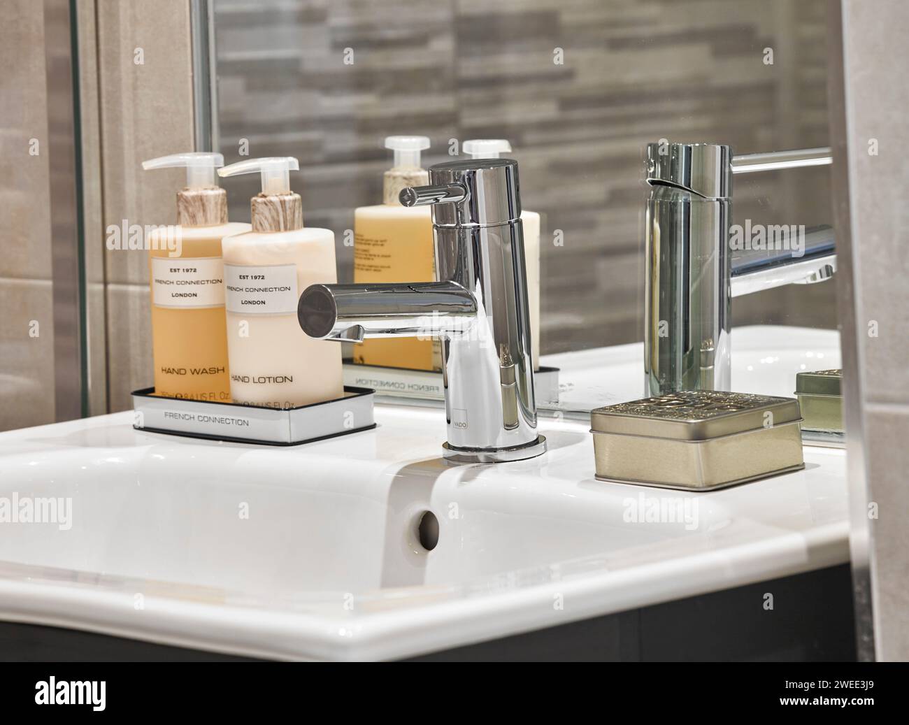 Lavandino del bagno Foto Stock