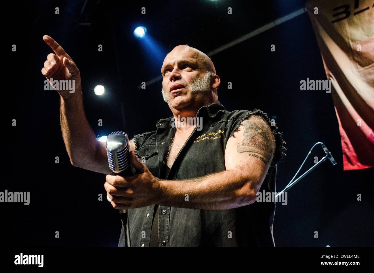 Blaze Bayley (ex frontman degli Iron Maiden) si esibisce al Gagarin 205 Live Music Space, Atene / Grecia, novembre 2022 Foto Stock