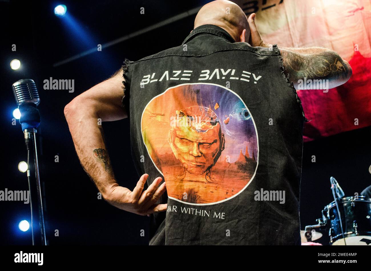 Blaze Bayley (ex frontman degli Iron Maiden) si esibisce al Gagarin 205 Live Music Space, Atene / Grecia, novembre 2022 Foto Stock