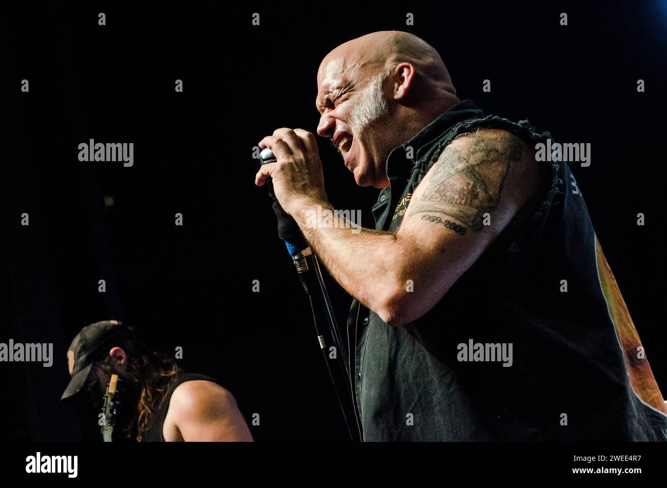 Blaze Bayley (ex frontman degli Iron Maiden) si esibisce al Gagarin 205 Live Music Space, Atene / Grecia, novembre 2022 Foto Stock