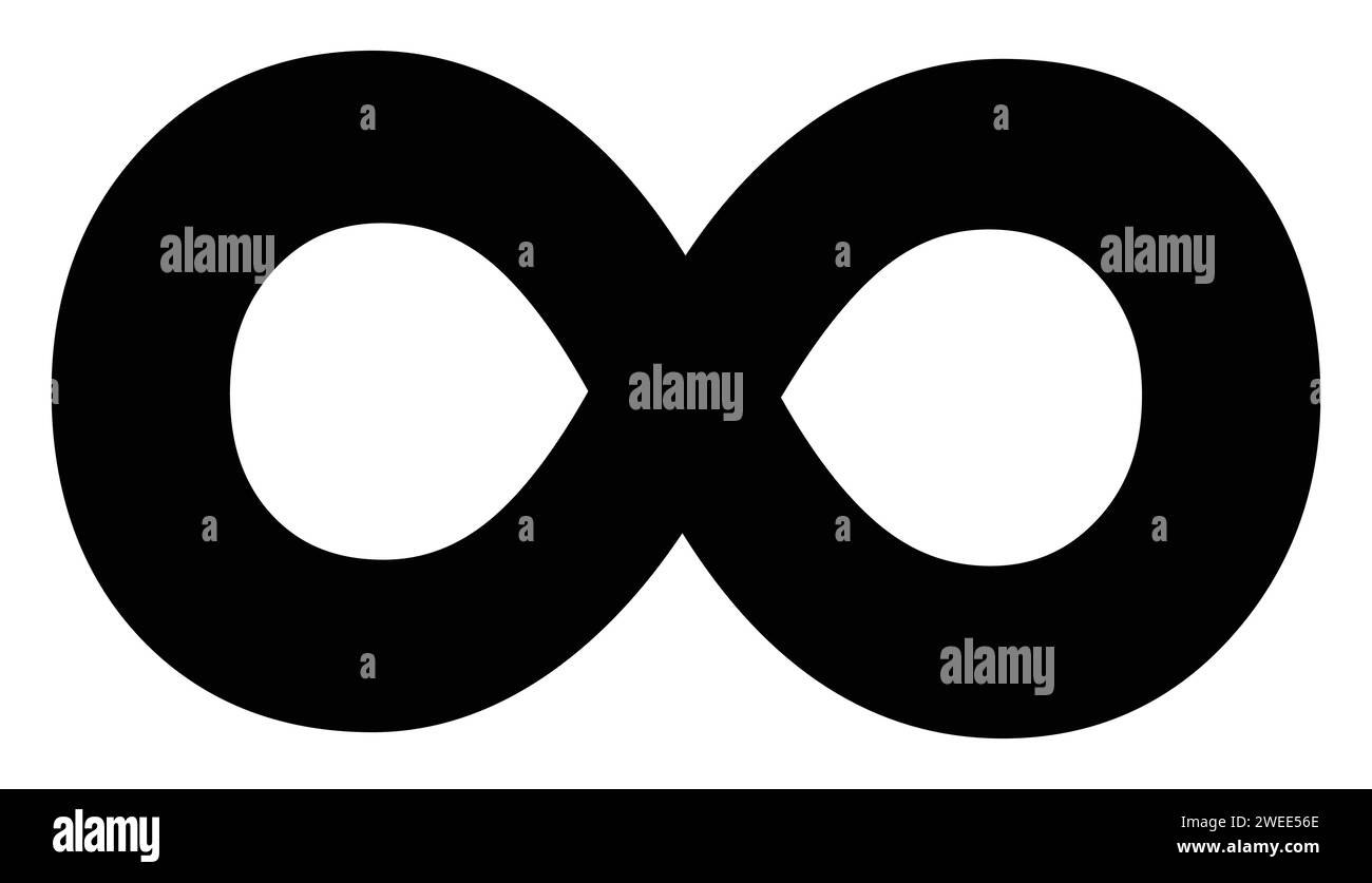 Icona infinito. Simbolo infinito. Vector, Modern, motion, logo, futuro, mobius, web, logotipo, tracciato, immagine, spazio, emblema, freccia, oggetto, tecnologia. Illustrazione Vettoriale