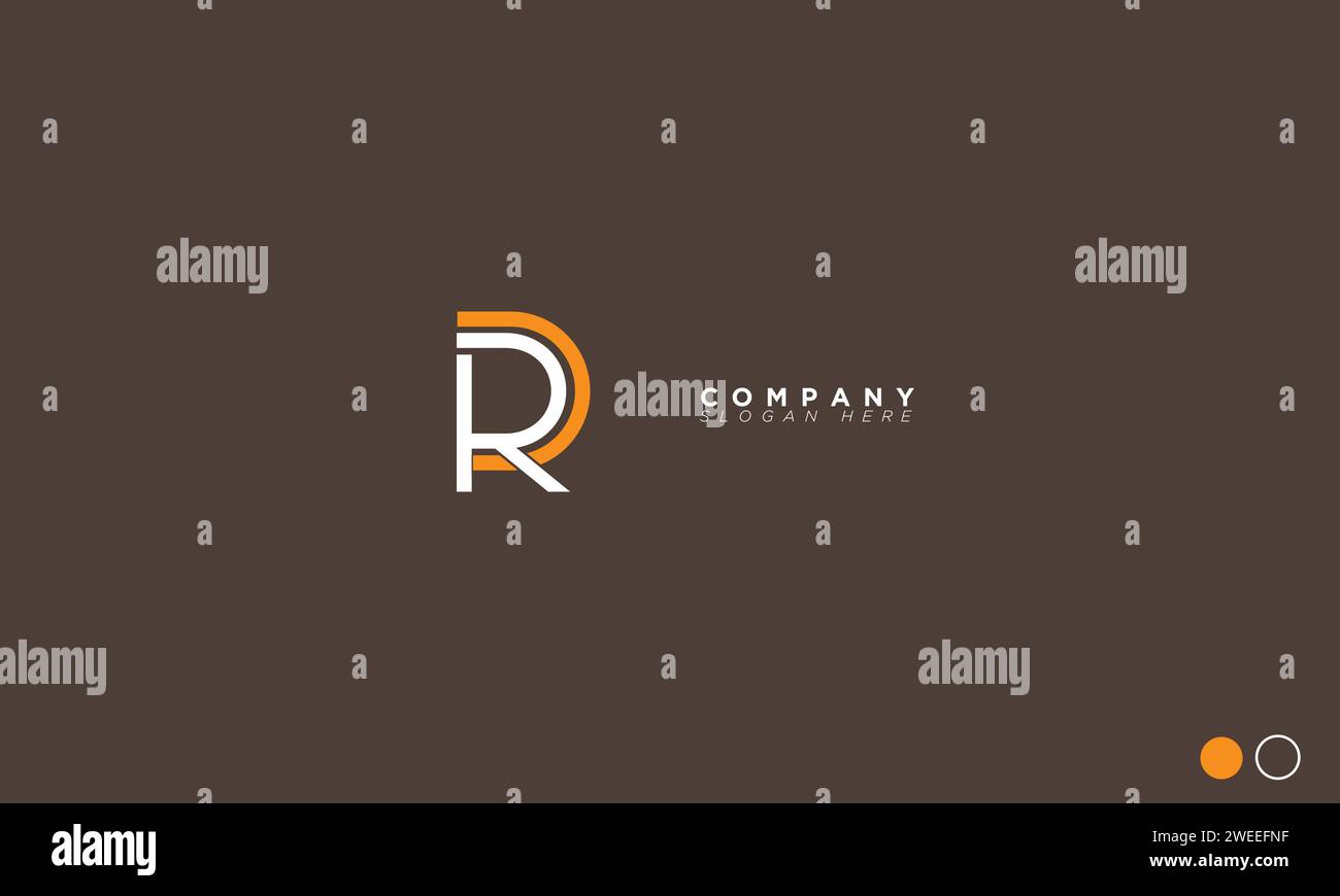 Monogramma R D Alfabeto rd Immagini Vettoriali Stock - Alamy