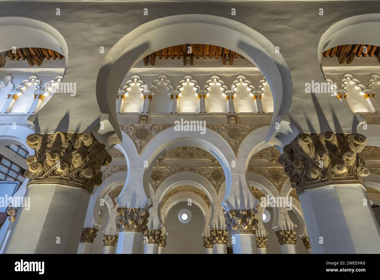 Sinagoga di El Tránsito , Toledo (Spagna) Foto Stock