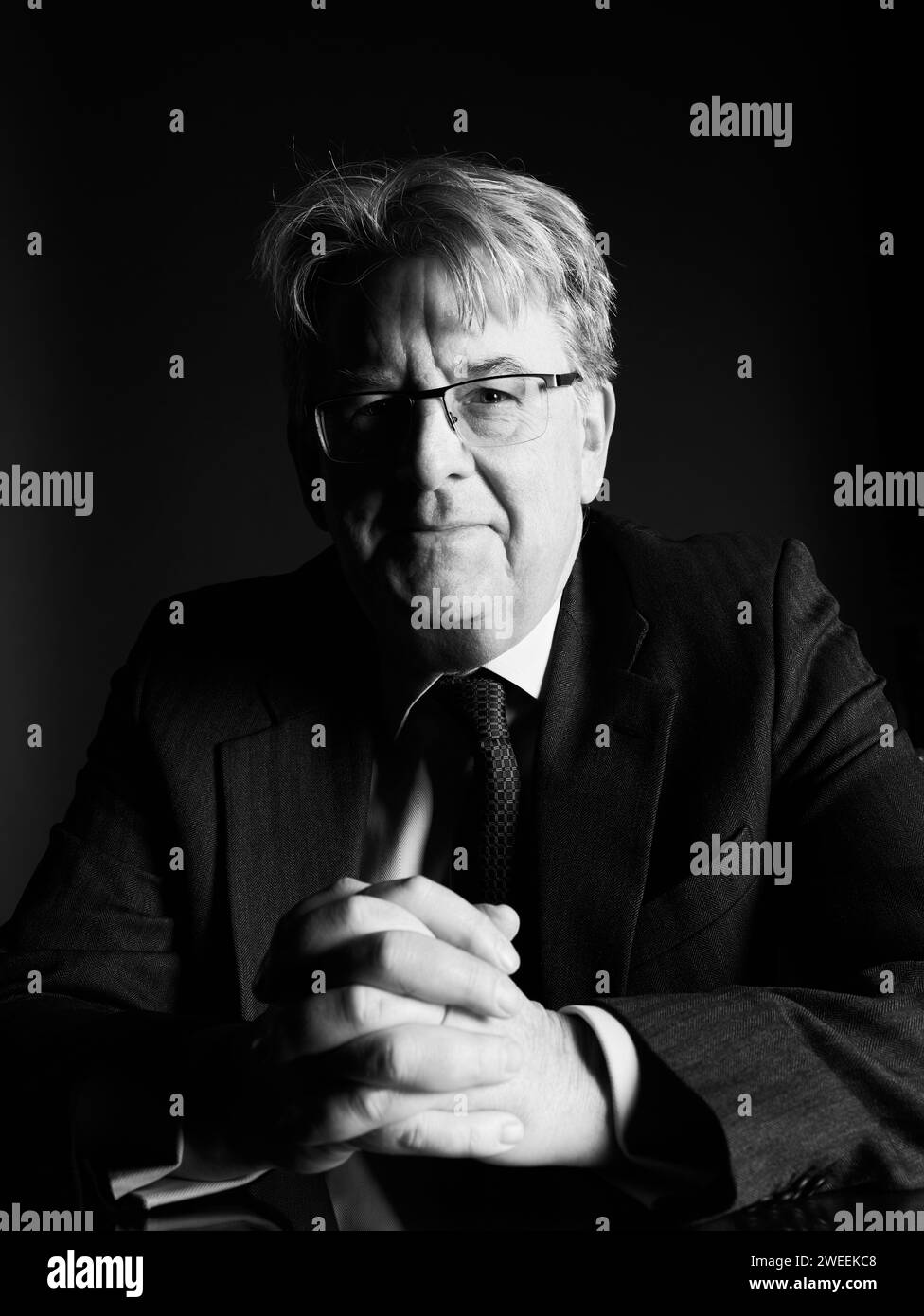 Robert Hardmanat The Oldie Literary Lunch 23-01-24 Foto Stock