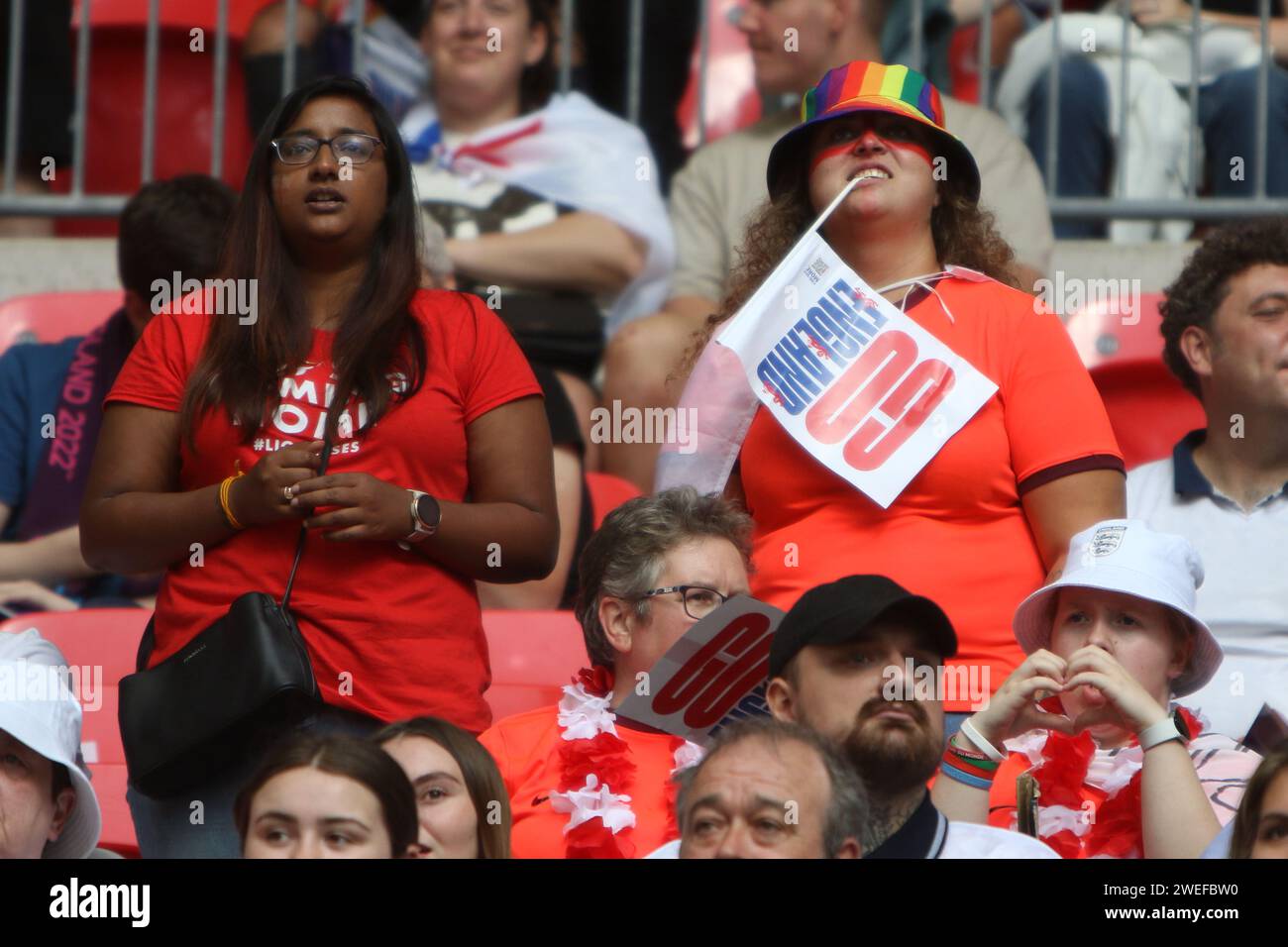 UEFA Women's Euro Final 2022 Inghilterra contro Germania al Wembley Stadium, Londra 31 luglio 2022 Foto Stock