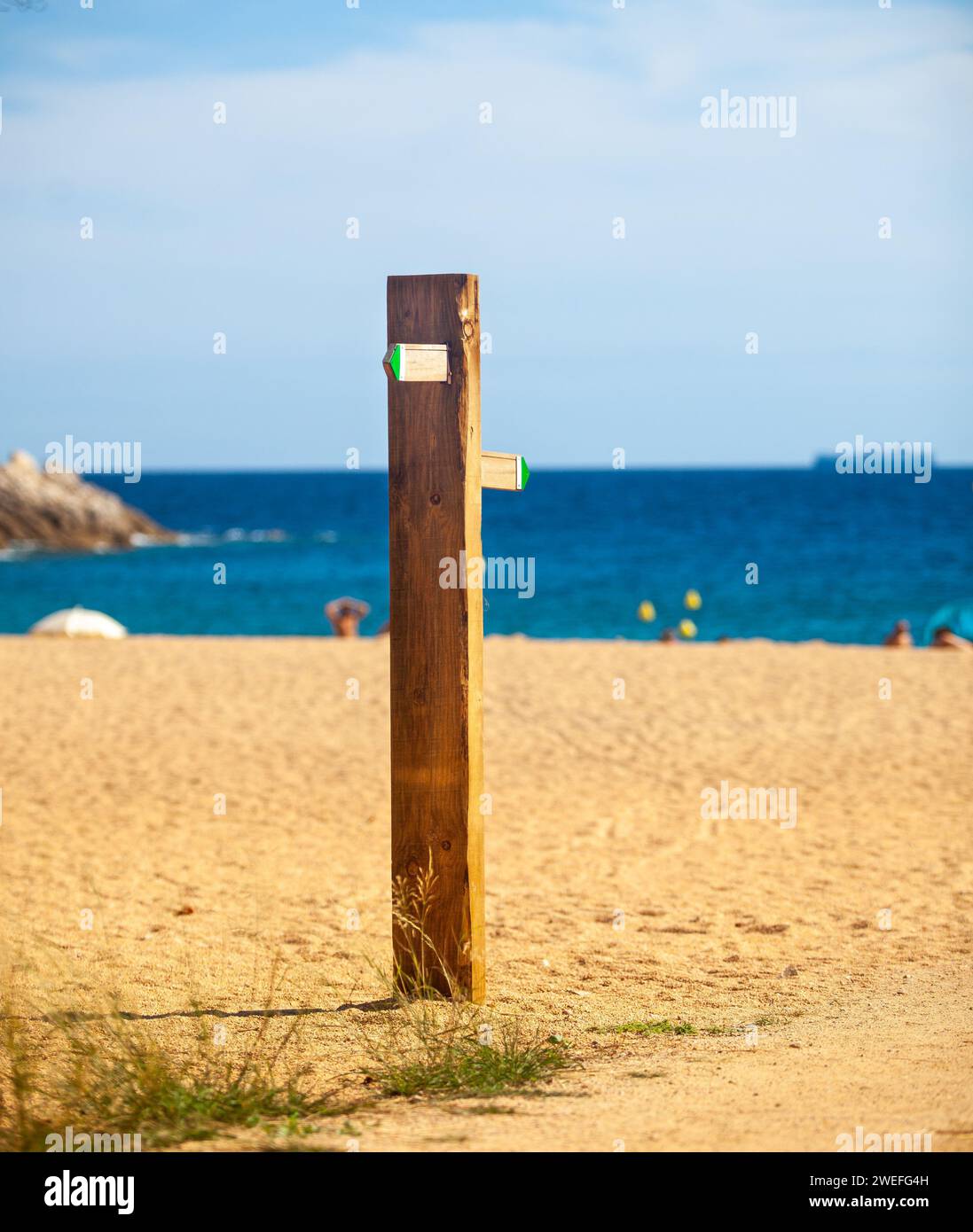 costa marina, località, montagne, foresta, mare, rocce, sentieri di montagna, turismo, località ecologica, città costiera, fauna selvatica, città costiera spagnola, Tossa de Foto Stock
