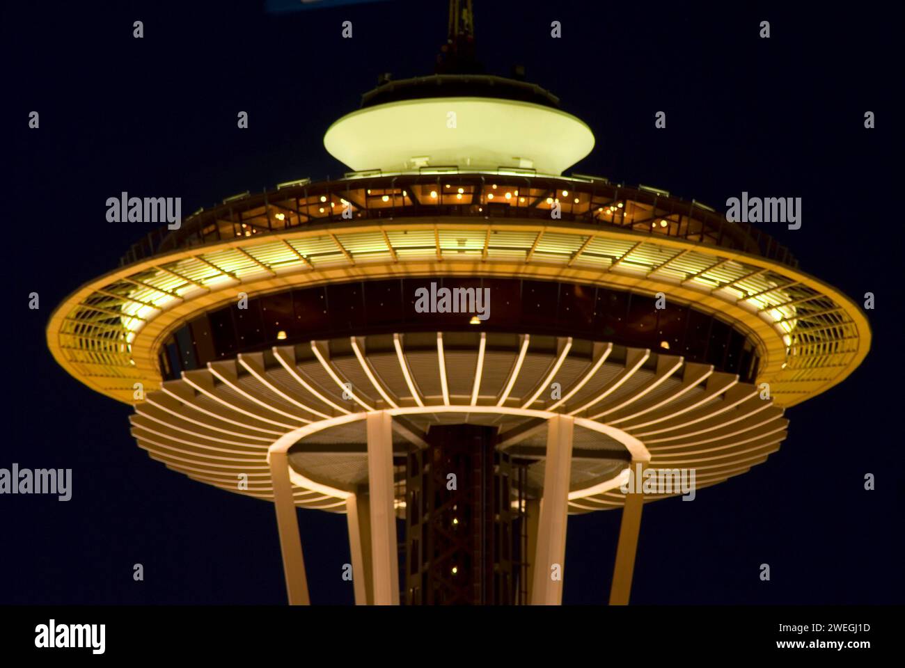 Space Needle, Seattle Center, Seattle, Washington Foto Stock