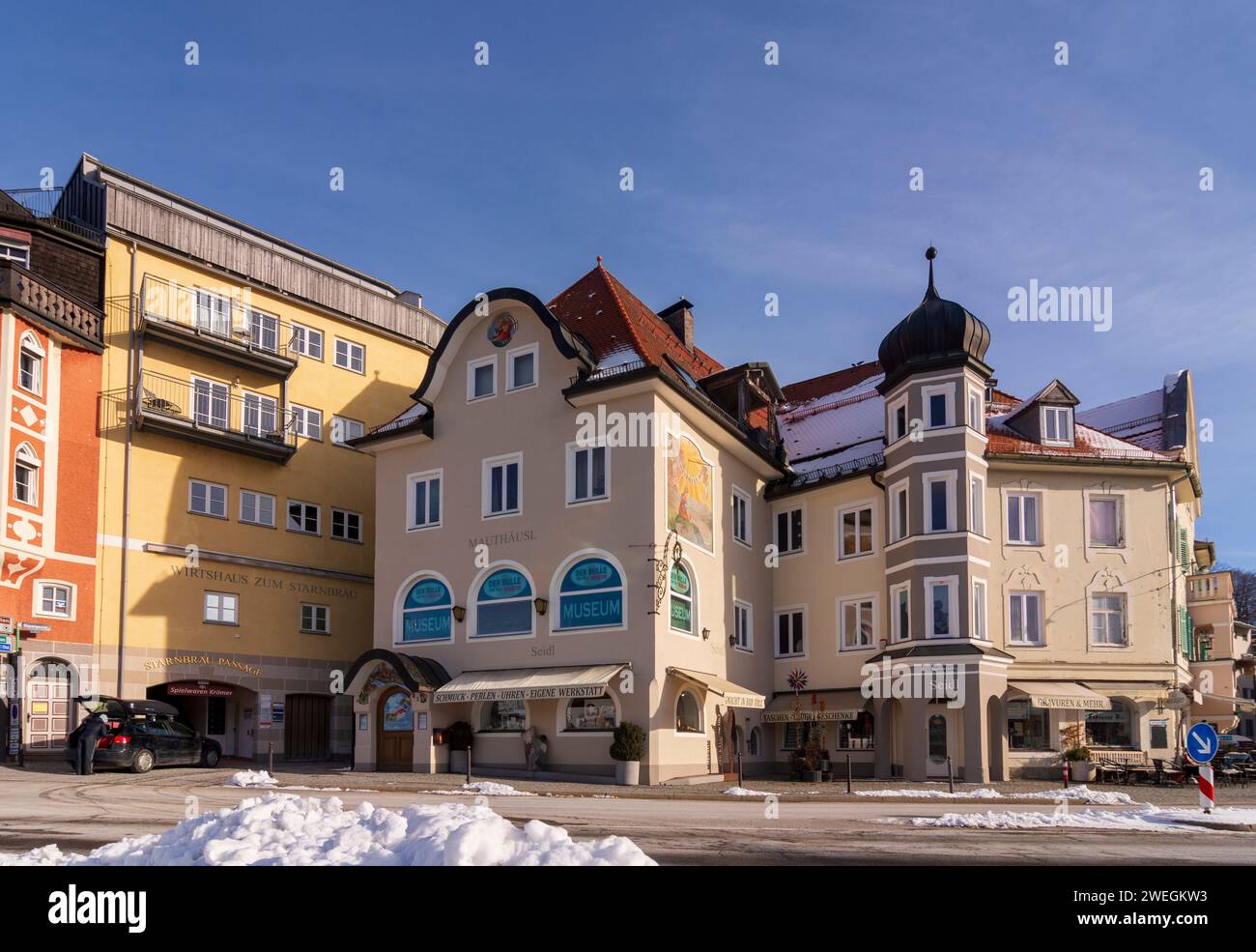 Bad Tölz: Museo Bulle von Tölz a Oberbayern, Tölzer Land, alta Baviera, Bayern, Baviera, Germania Foto Stock