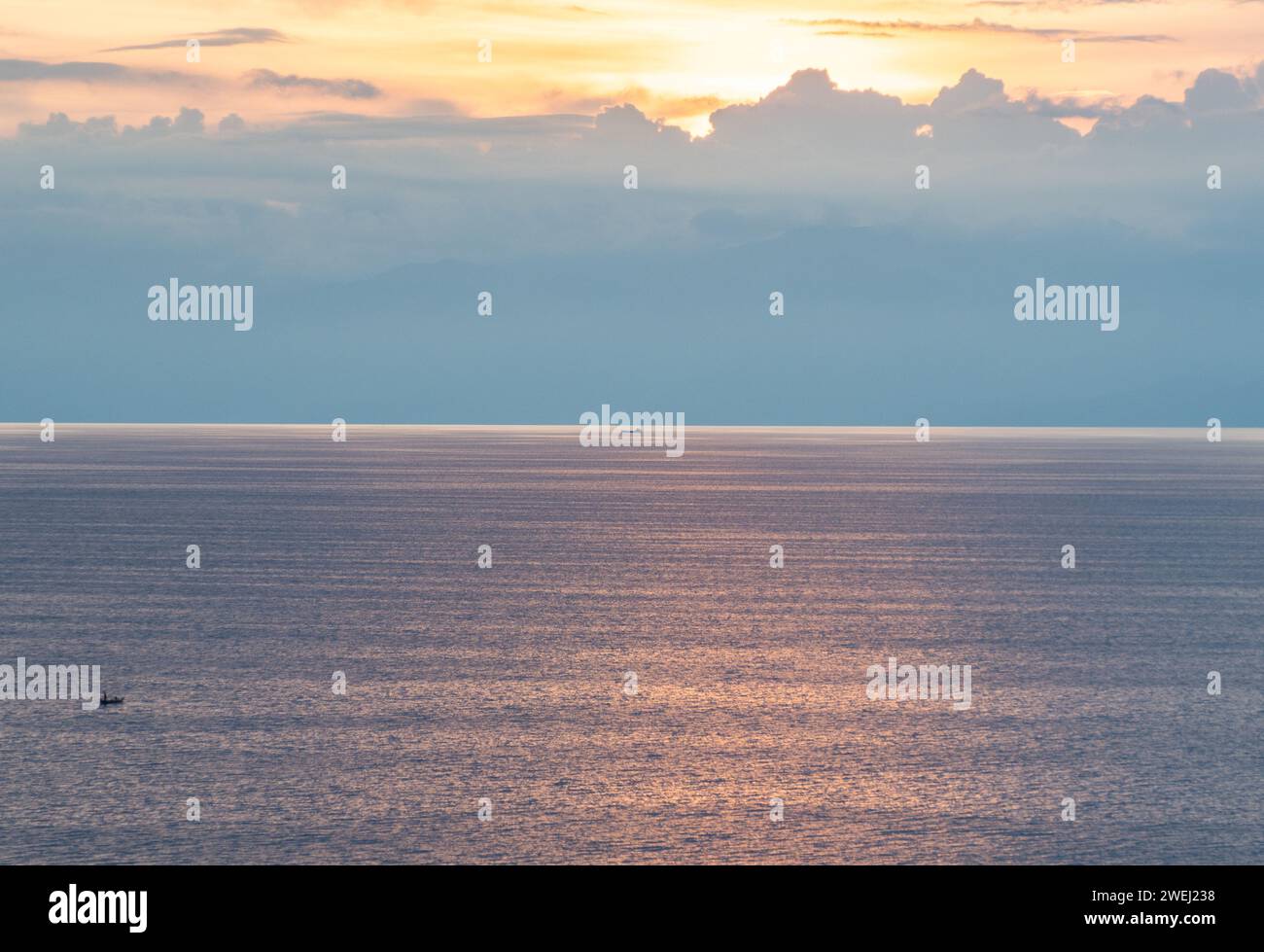 Gisenyi, una città sulla riva nord del lago Kivu in Ruanda, Africa orientale Foto Stock