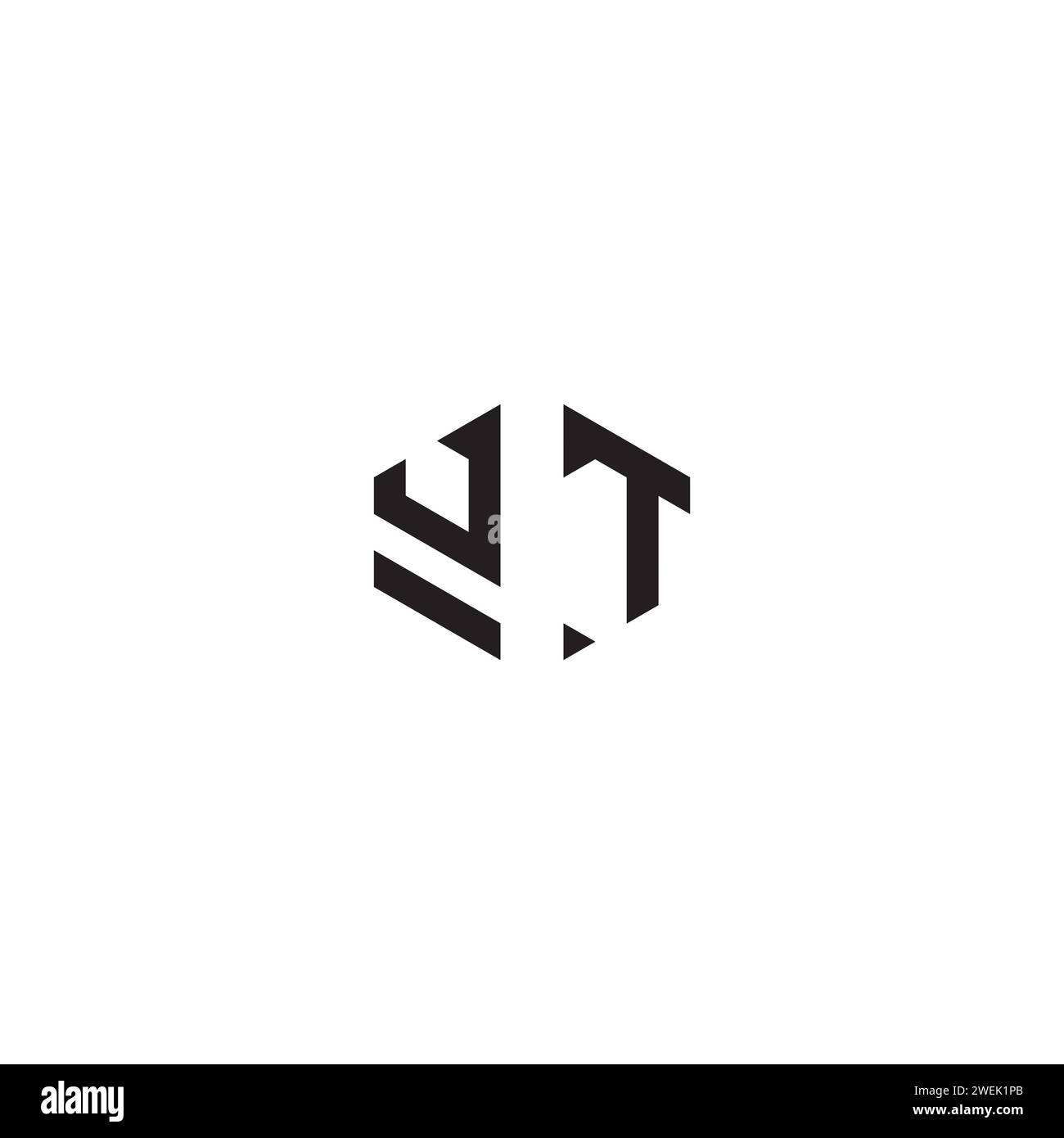 Concetto astratto VT in un design professionale di alta qualità che consente di stampare bene su qualsiasi supporto di stampa Illustrazione Vettoriale