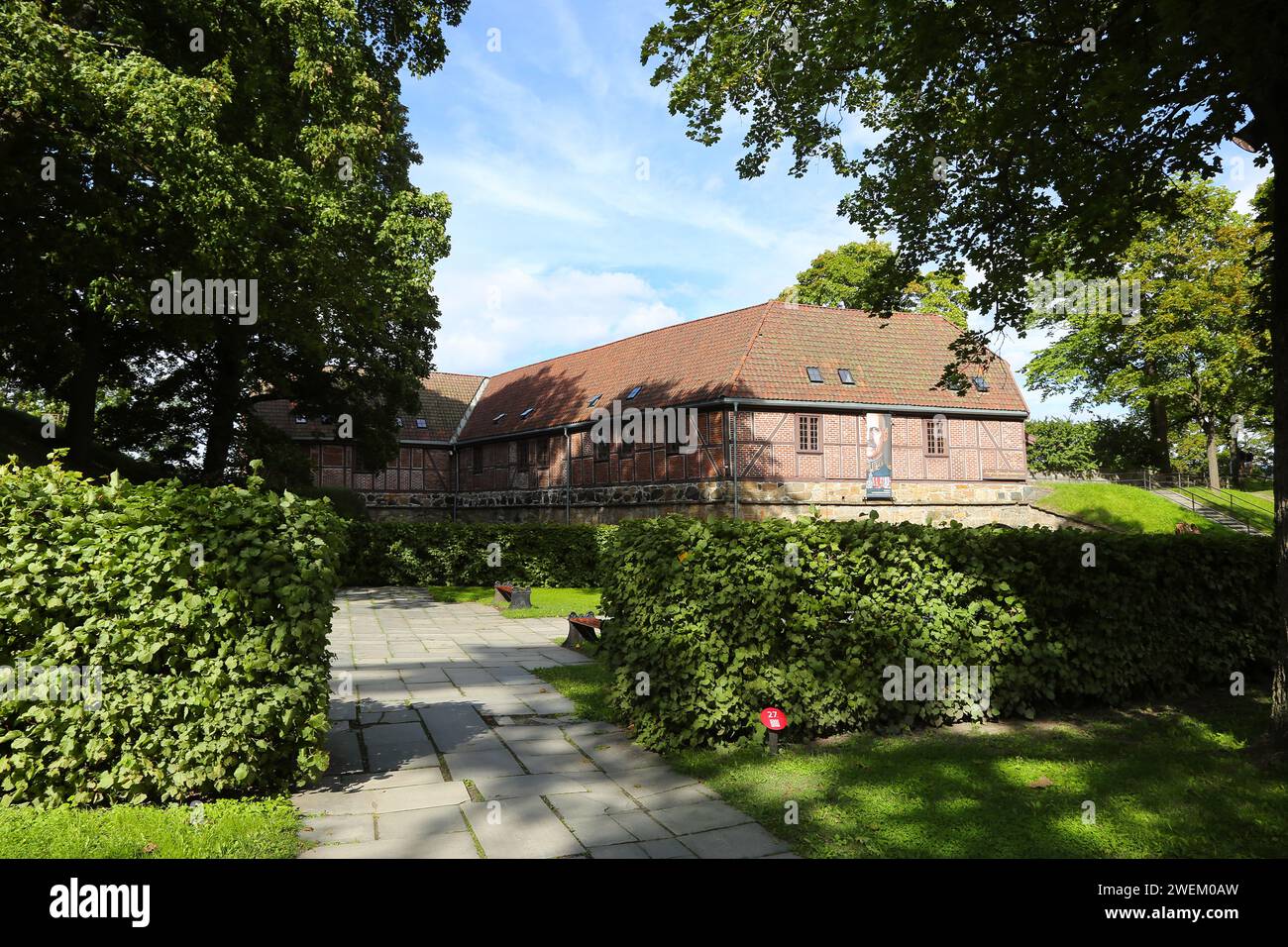 Castello medievale la Fortezza di Akershus a Oslo. Norvegia Foto Stock