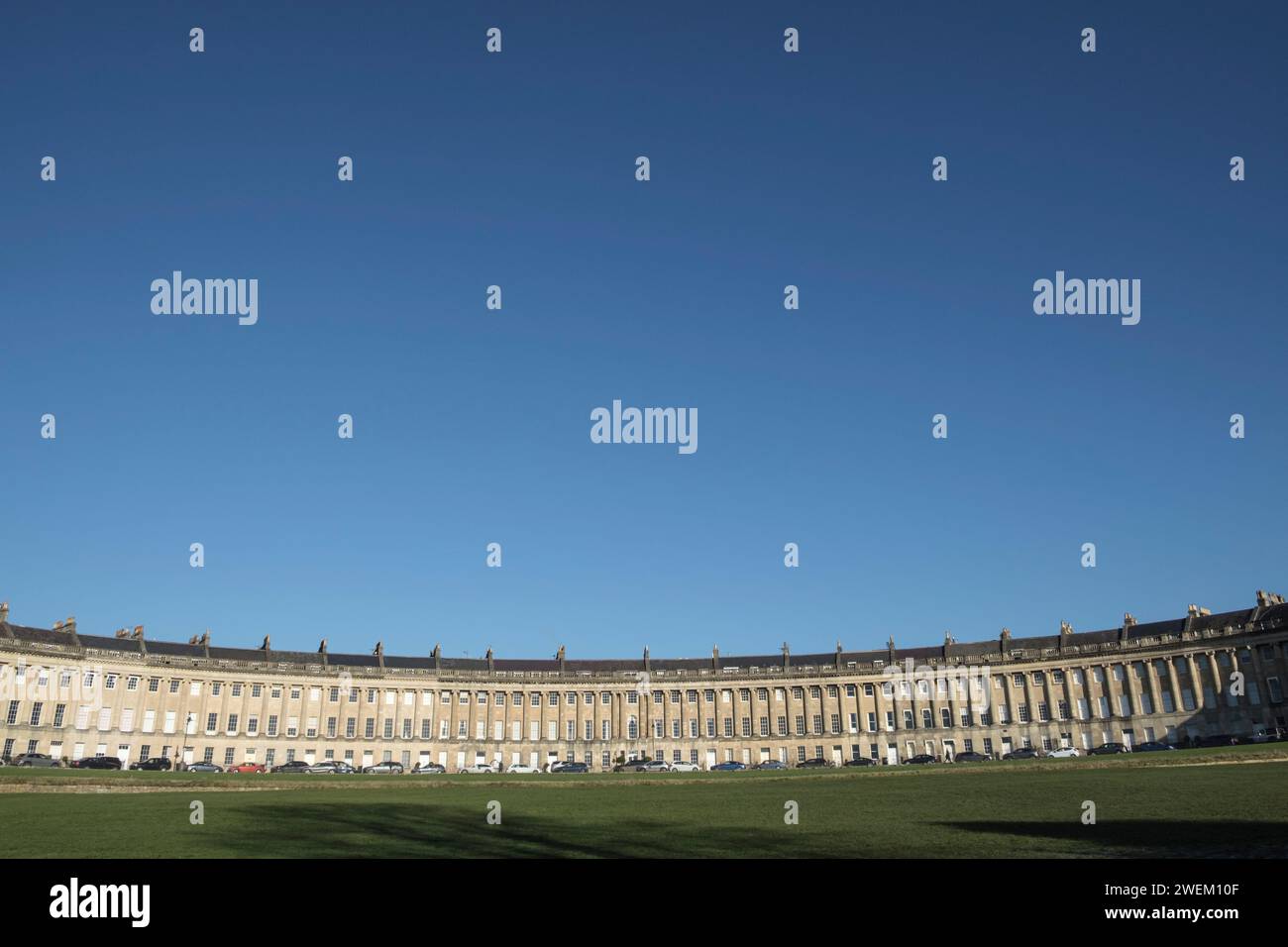 Il Royal Crescent Bath Sumerset UK Foto Stock