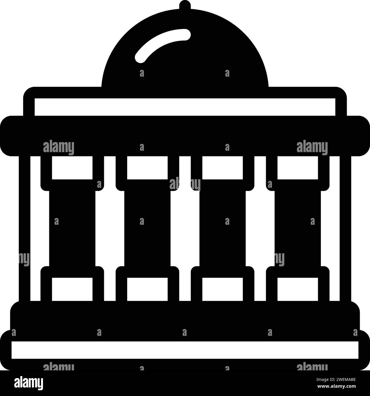 Icona per il governo, federale Illustrazione Vettoriale