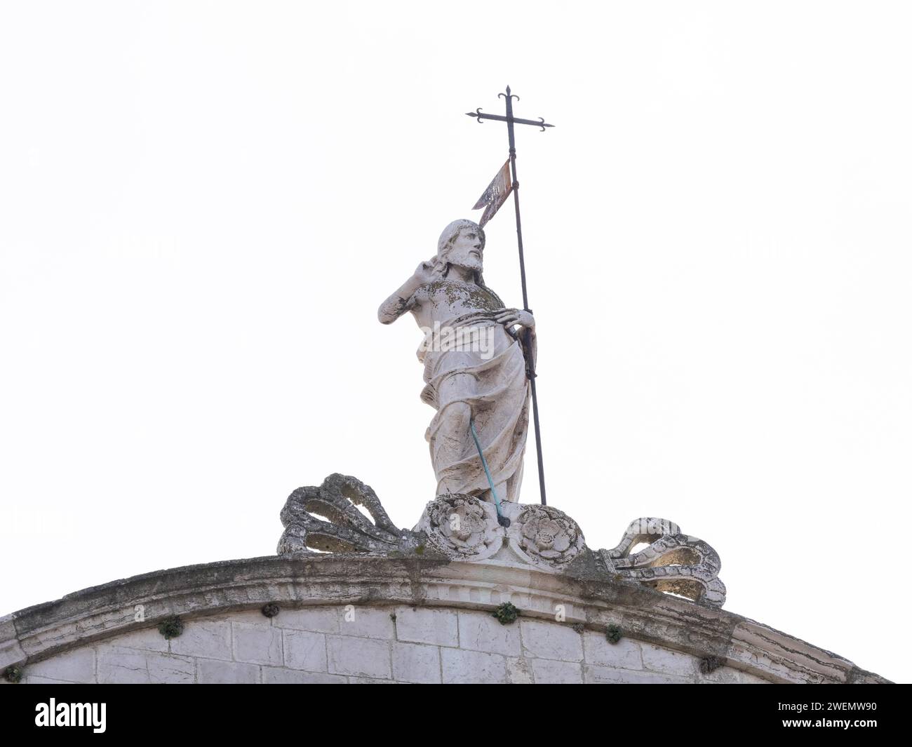 Gesù con il gesto di benedizione, cattedrale, Osor, isola di Cherso, Golfo del Quarnero, Croazia Foto Stock