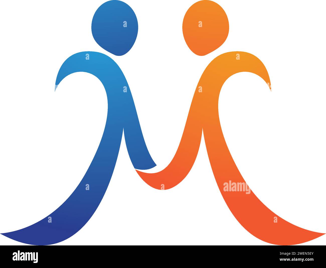 Comunità, rete e icona sociale modello di progettazione. Illustrazione Vettoriale