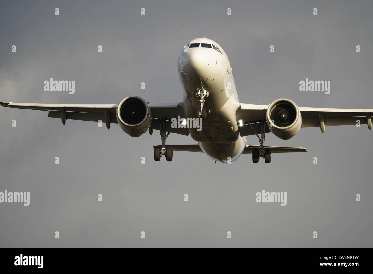 Airbus im Anflug Foto Stock