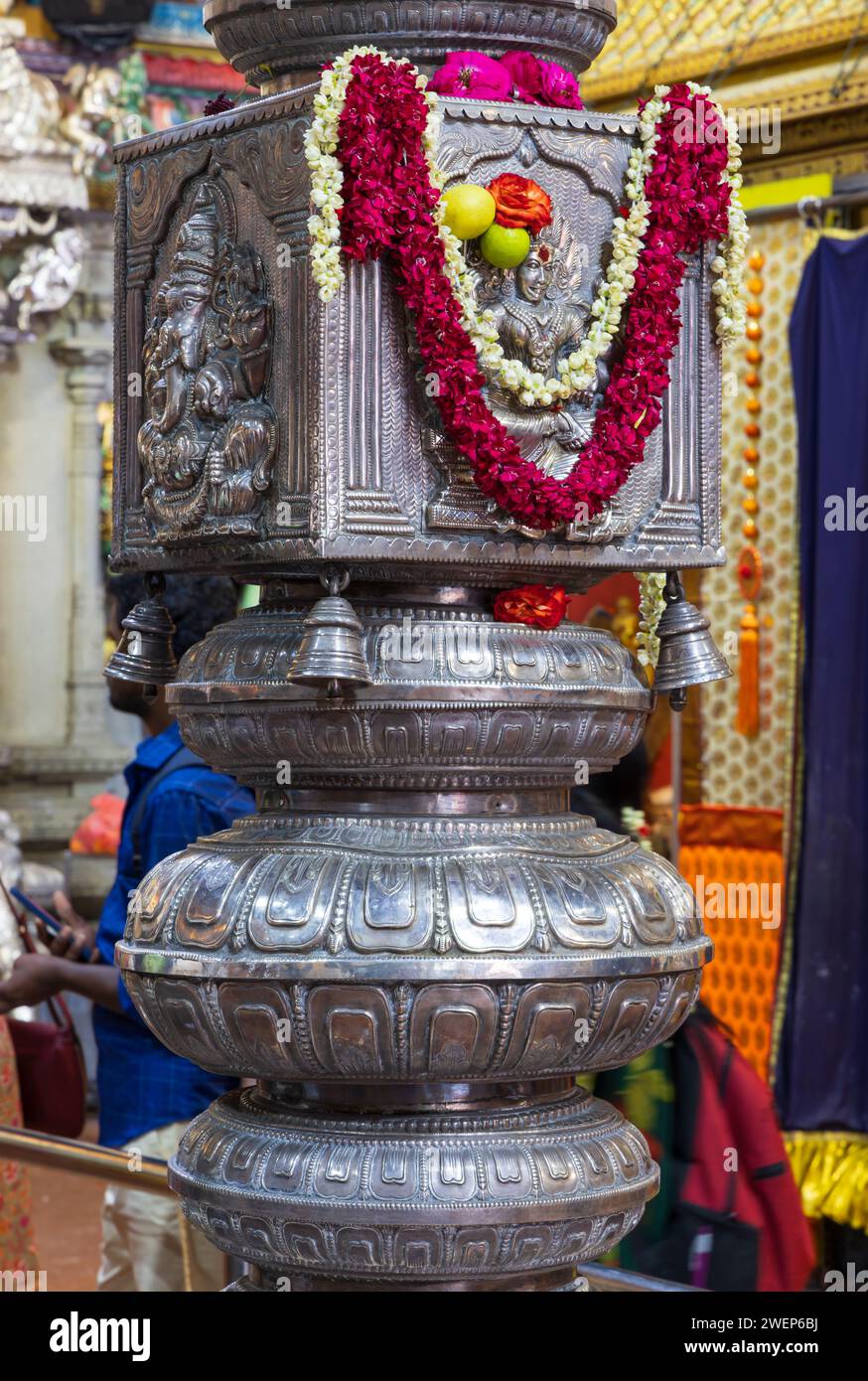 Sri Veeramakaliamman tempio, Singapore Foto Stock