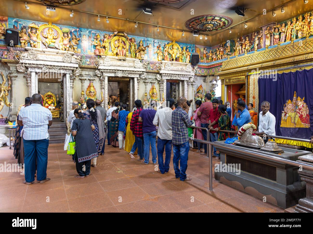 Sri Veeramakaliamman tempio, Singapore Foto Stock