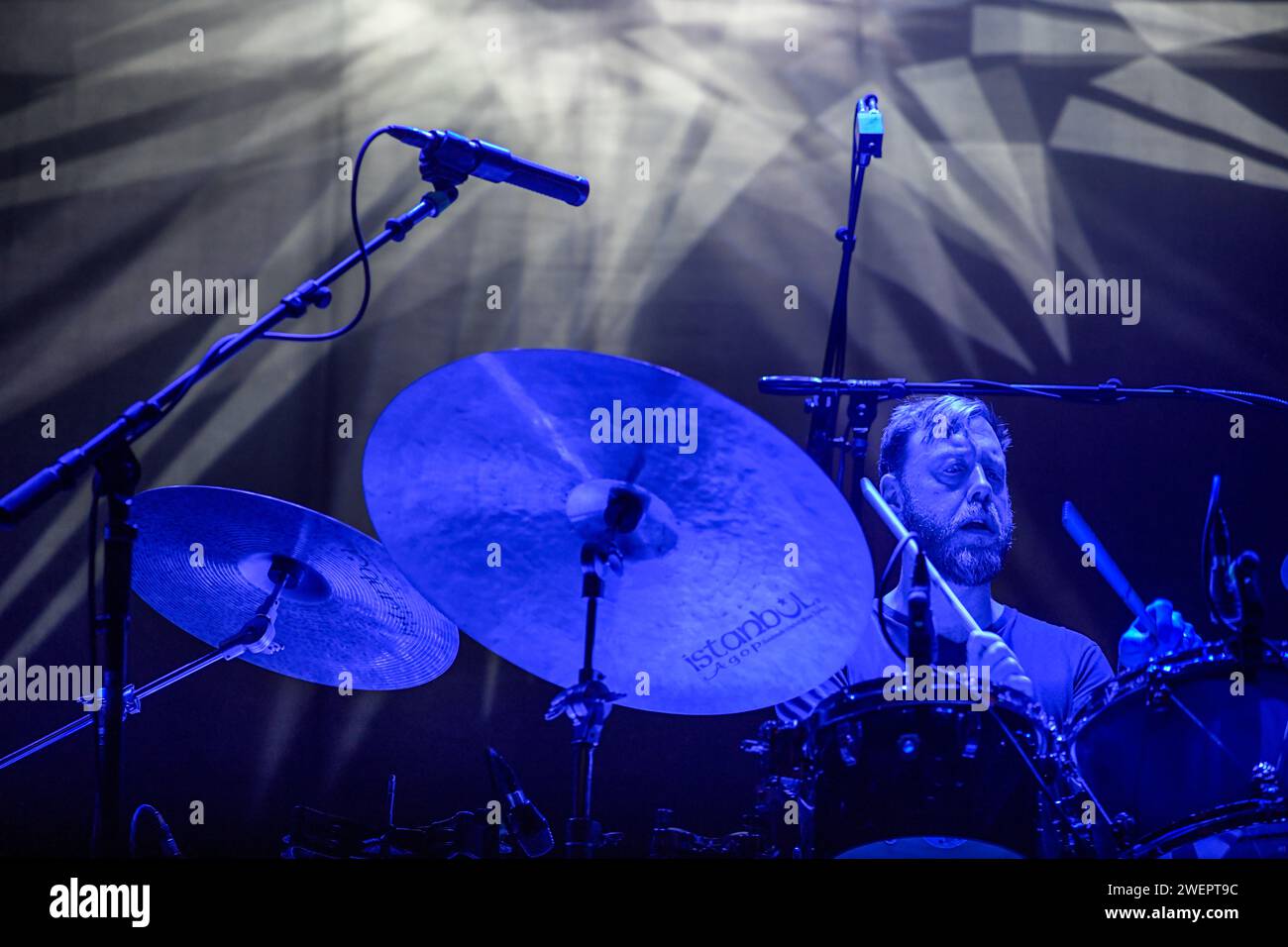 Port Chester, Stati Uniti. 13 gennaio 2024. JRAD si esibisce al Capitol Theatre di Port Chester, NY, dal 12 al 14 gennaio 2024. (Foto di Matthew Carasella/Sipa USA) credito: SIPA USA/Alamy Live News Foto Stock