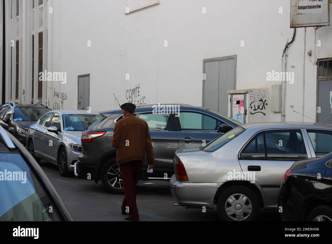 "Non vedo l'ora di tornare a casa" Foto Stock