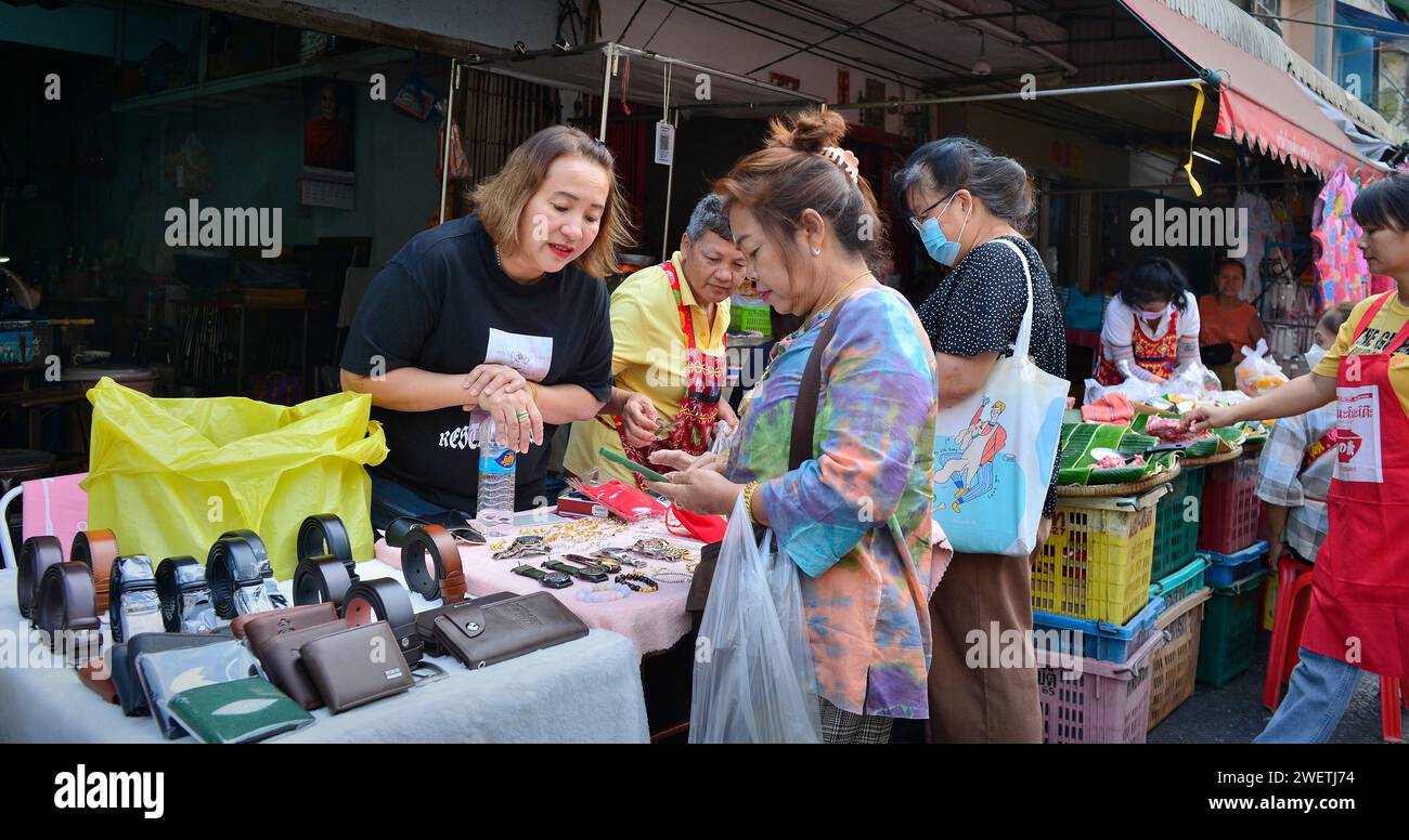 Soi 20 Pradit Silom Road Bangkok Thailandia Foto Stock