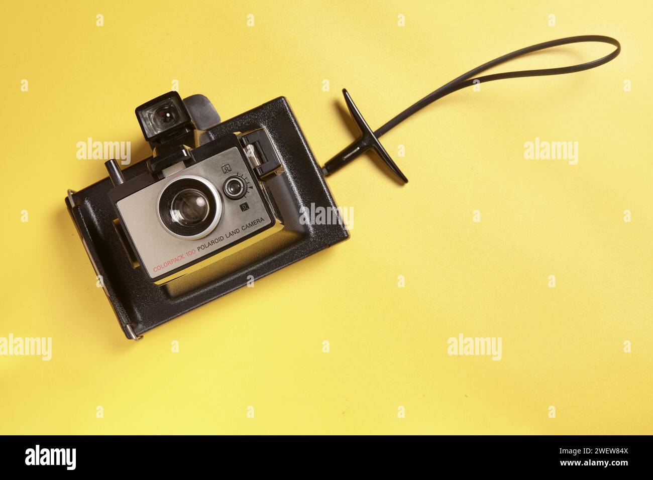 Una fotocamera istantanea Polaroid vintage Foto Stock