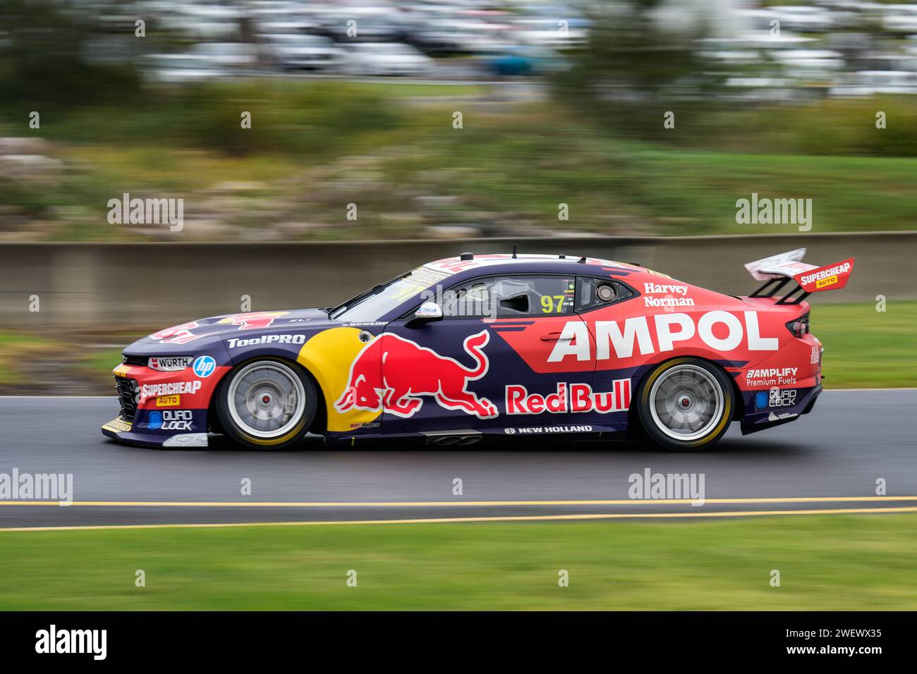 La #97 Red Bull Ampol Racing Chevrolet Camaro ZL1 di Shane van Gisbergen durante il Repco Supercars Championship Official test Day 2023 Foto Stock