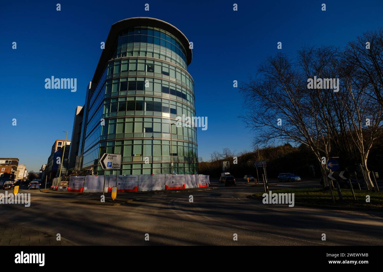Kingsgate 62 High Street, Redhill, Surrey, reigate, Inghilterra. Business center con area ufficio condivisa. Foto Stock