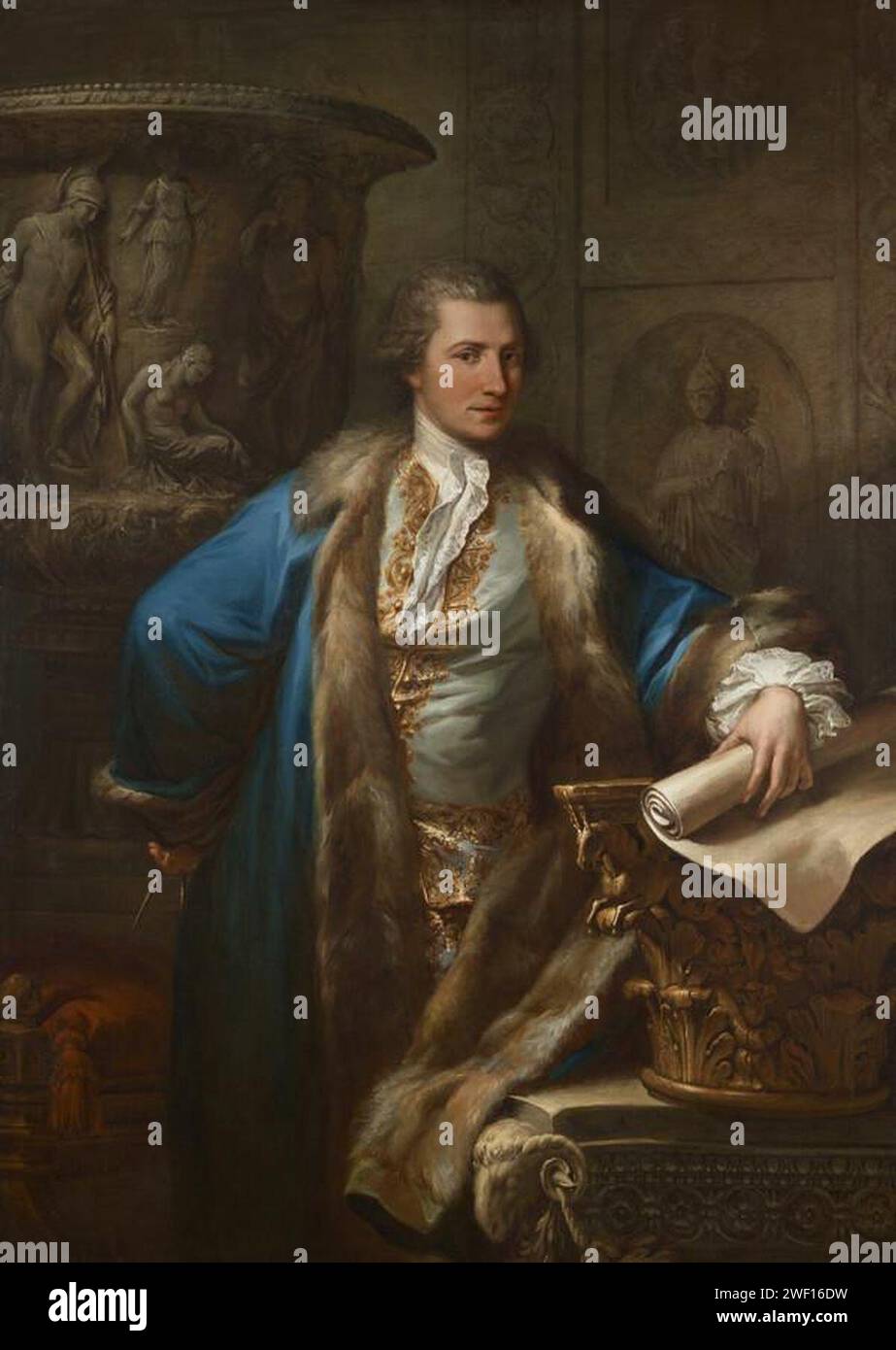 Antonio Zucchi - James Adam, 1732 - 1794. Architetto e designer Foto Stock