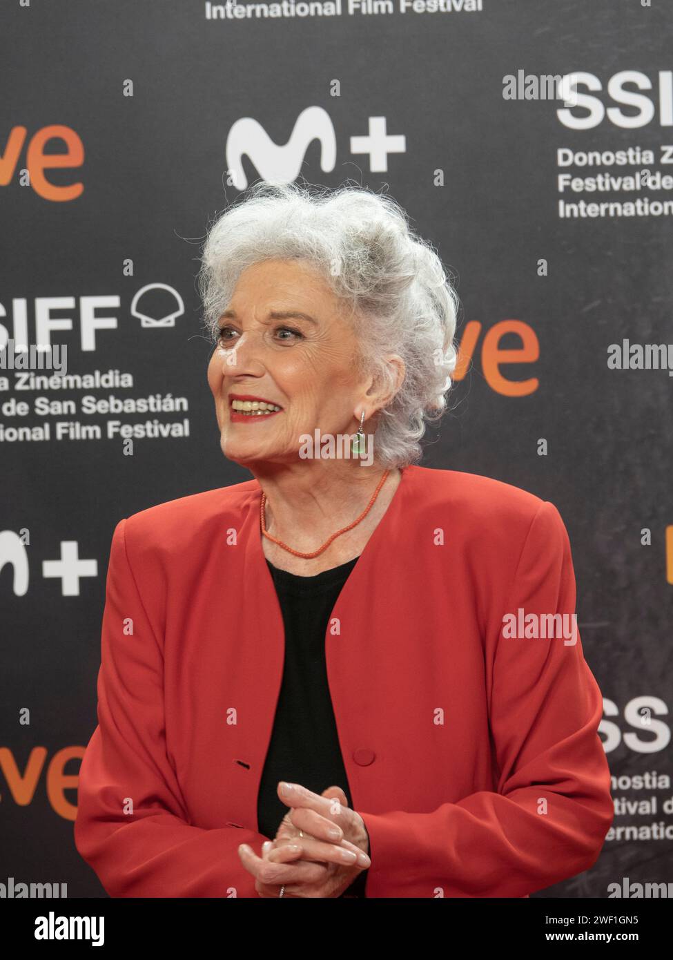 FESTIVAL DE CINE DE SAN SEBASTIAN / SPAGNA /ZINEMALDIA / MARISA PAREDES - ALFOMBRA ROJA - FESTIVAL INTERNAZIONALE DEL CINEMA Foto Stock