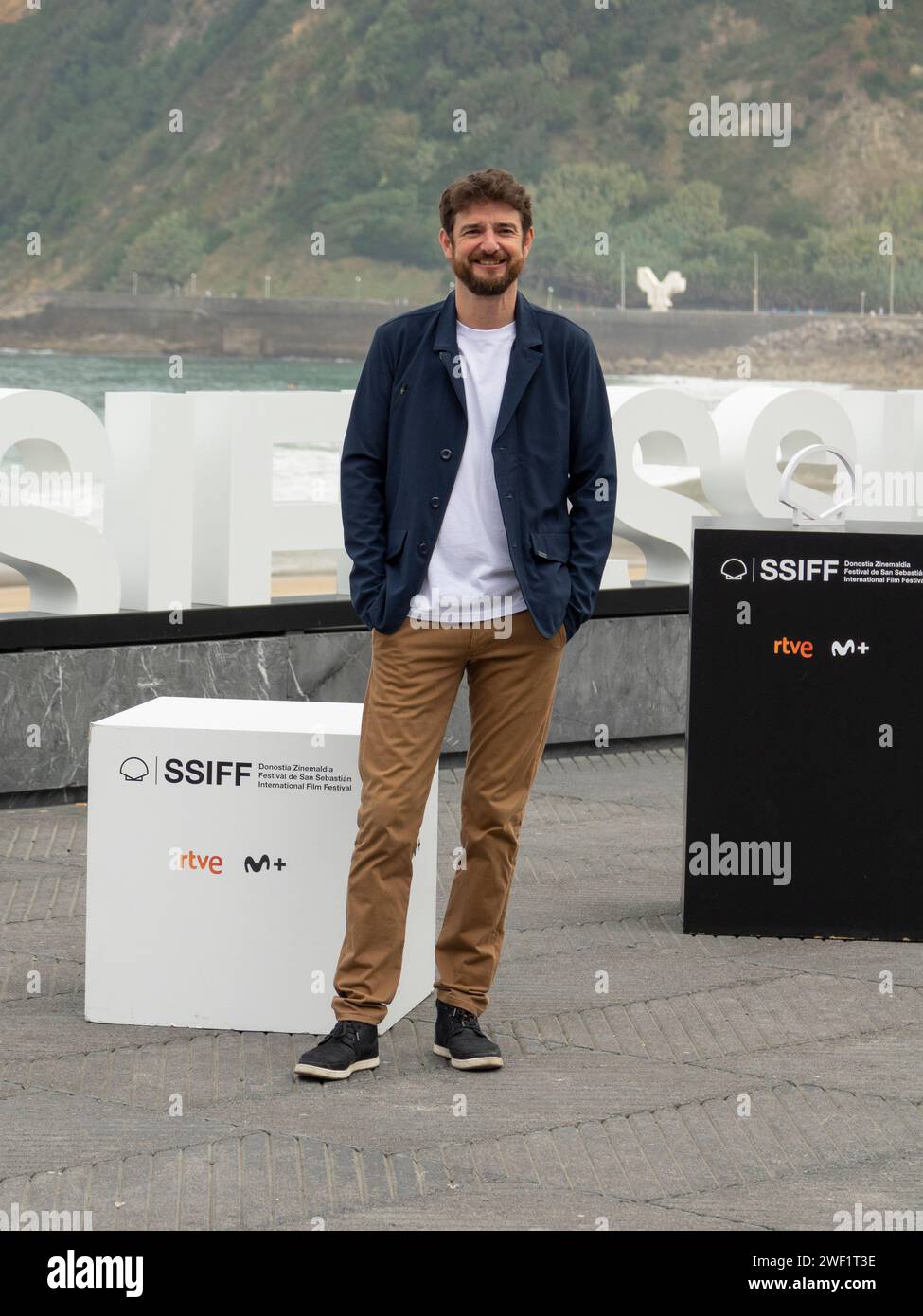 FESTIVAL DE CINE DE SAN SEBASTIAN / SPAGNA - ITZIAR ITUÑO / Fermín Muguruza ZINEMALDIA / International Film Festival Foto Stock