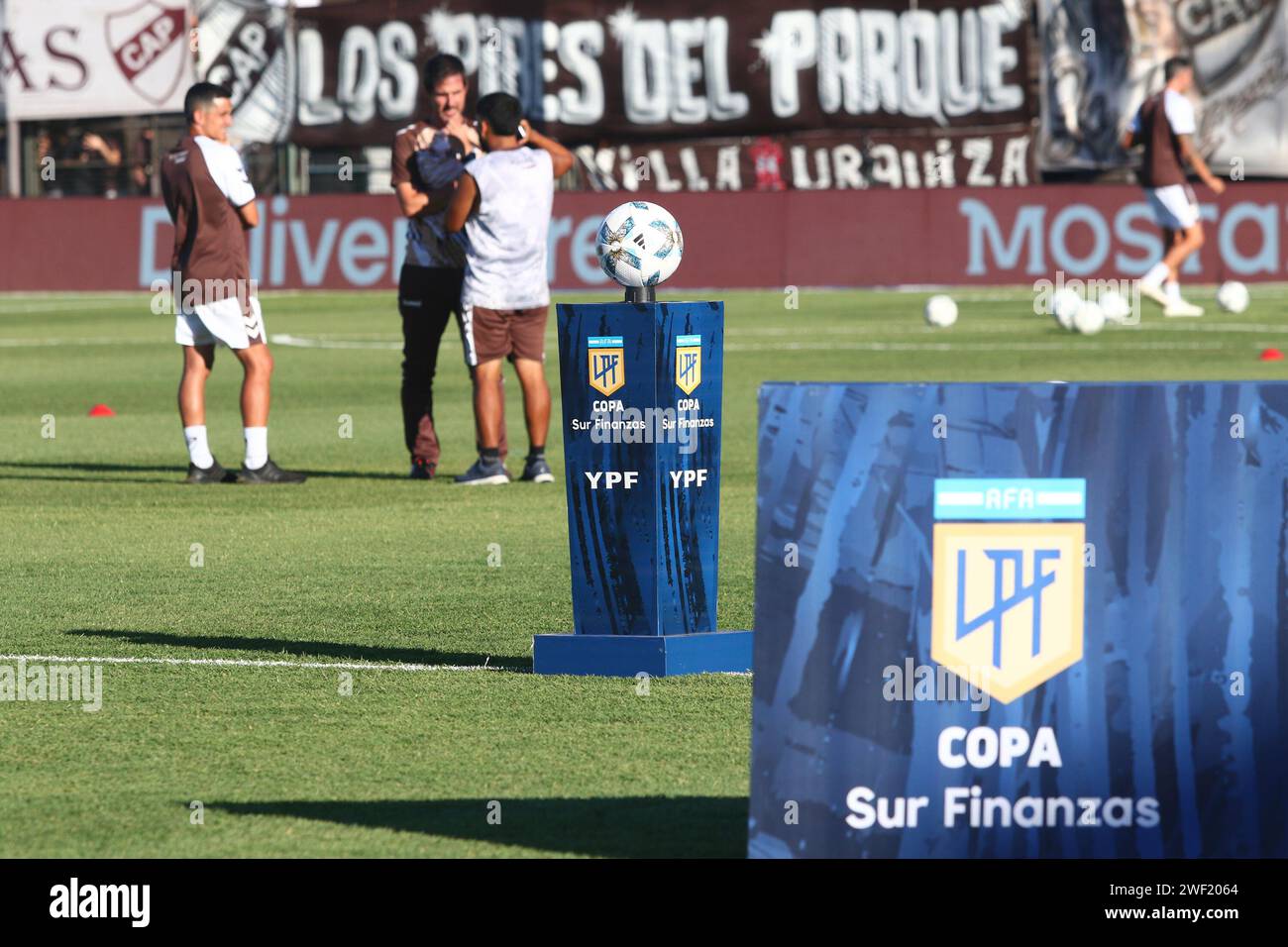 Buenos Aires, Argentina. 27 gennaio 2024. Del Boca Juniors durante la partita del 1° round della Liga Profesional de Fútbol Argentina allo Stadio City of Vicente Lopez ( Credit: Néstor J. Beremblum/Alamy Live News Foto Stock