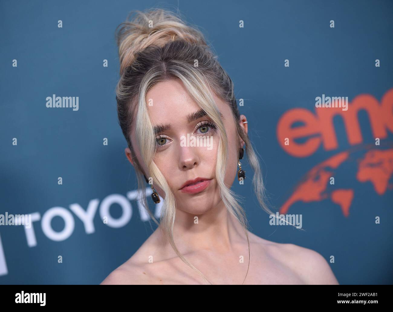 Los Angeles, USA. 27 gennaio 2024. Jenna Davis arriva all'EMA Awards Gala 2024 tenutosi al Sunset Las Palmas Studios il 27 gennaio 2024 a Los Angeles, California. © Lisa OConnor/AFF-USA.com credito: AFF/Alamy Live News Foto Stock