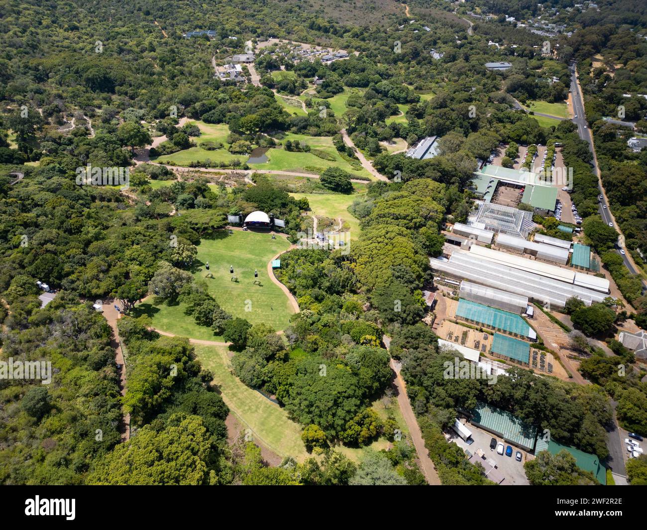 Kirstenbosch National Botanical Garden, Newlands, città del Capo, Sudafrica, 7735 Foto Stock